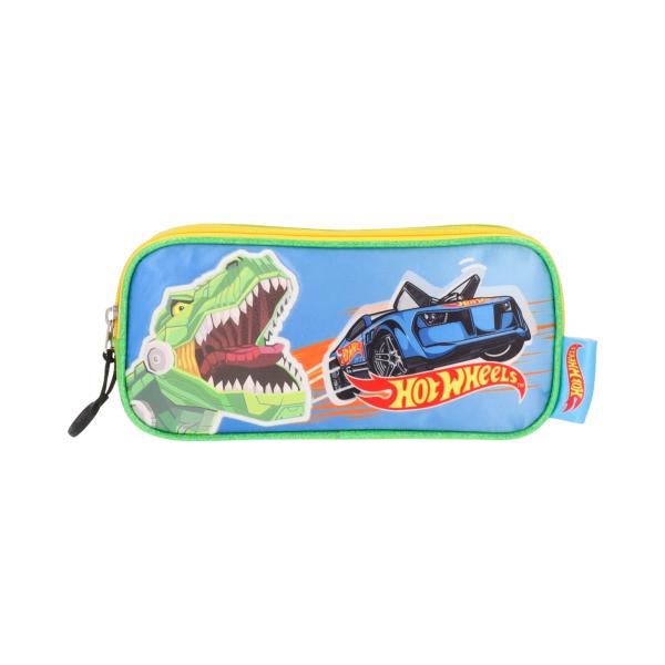 Cartuchera Doble Zipper de Hot Wheels
