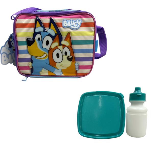 Lonchera con Taza y Botella de Bluey