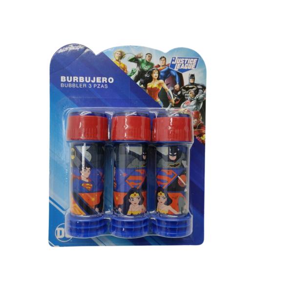 Set de 3 Burbujas DC Liga de la Justiia 3a+