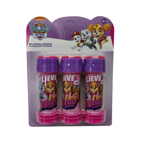 Set de 3 Burbujas de Paw Patrol Skye 3a+