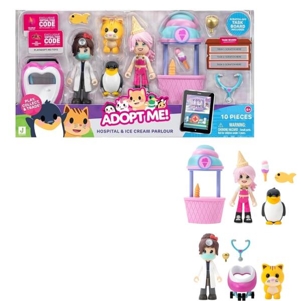 Figuras Adopt Me! Hospital y Heladería 6a+