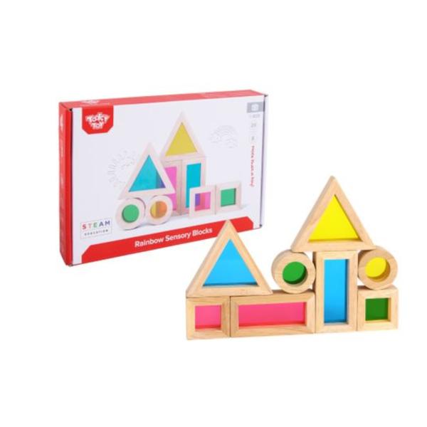 Bloques Sensoriales Arcoiris 24m+