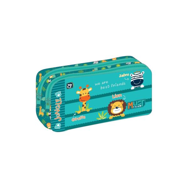 Cartuchera Escolar De Animales De La Selva