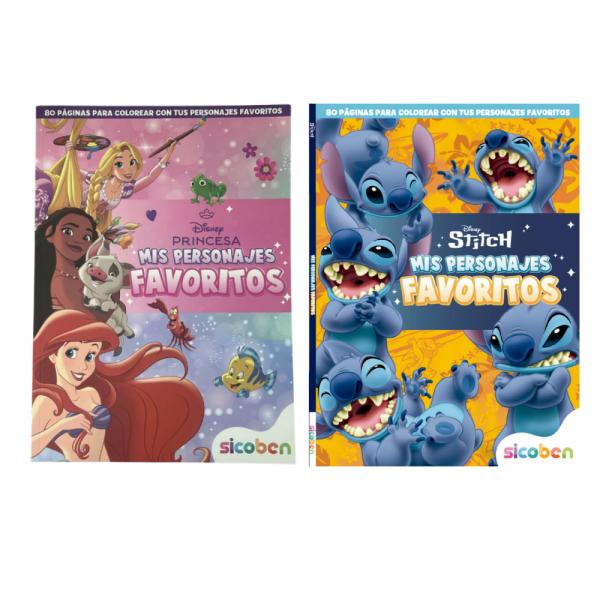Libro para Colorear Disney Stitch Surt/2