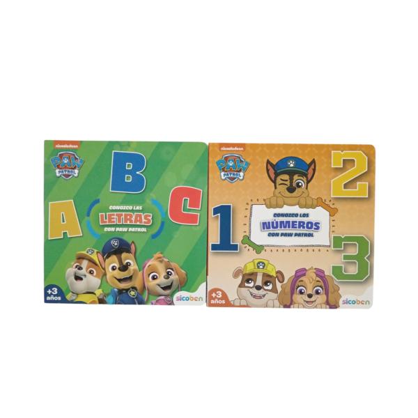 Libro Conozco Letras y Números con Paw Patrol Surt/2 3a+