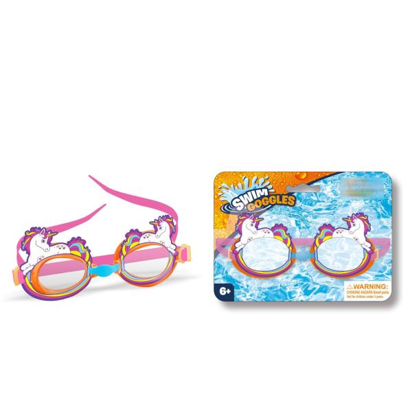 Lentes Infantiles para Natación de Unicornio 6a+