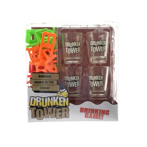 Juego de Mesa Torre de Sillas Drinking Game 18a+