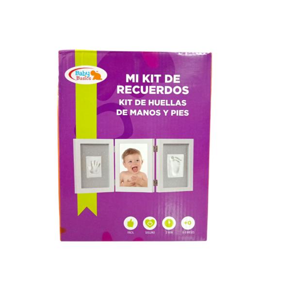 Porta Retrato con Set de Huellas de Manos y Pies 3a+