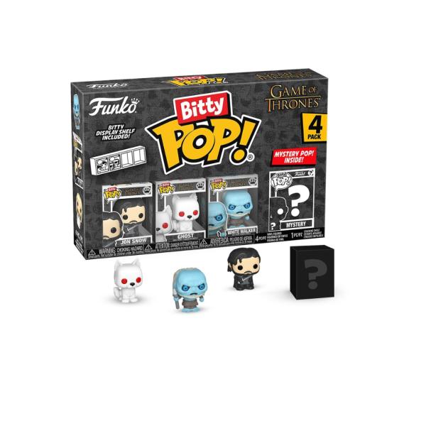 Set/4 Figura Funko Pop! Bitty Game of Thrones Displ/12 3a+