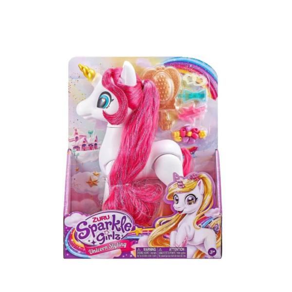 Unicornio Sparkle Girlz C/ Accesorios 3a+