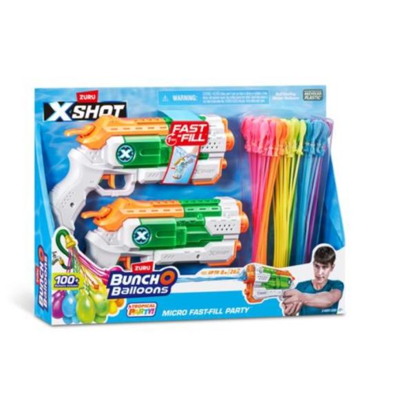 Lanzadores de Agua Xshot Set/2 con Buncho Balloons 5a+