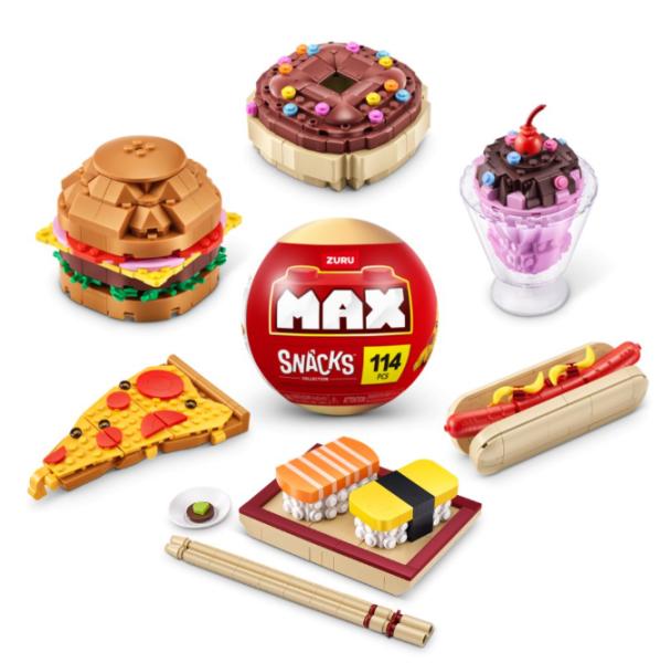 Max Build Bloques para Construir Snacks Displ/15 Surt/6 8a+
