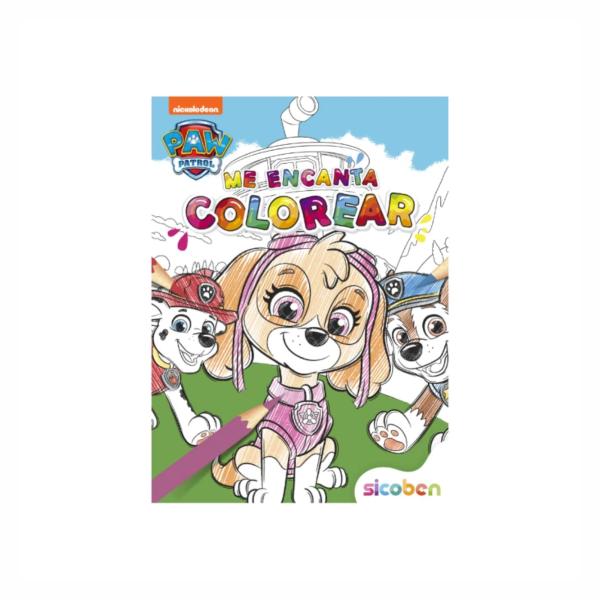Libro Me Encanta Colorer Paw Patrol Displ/12 Surt/2