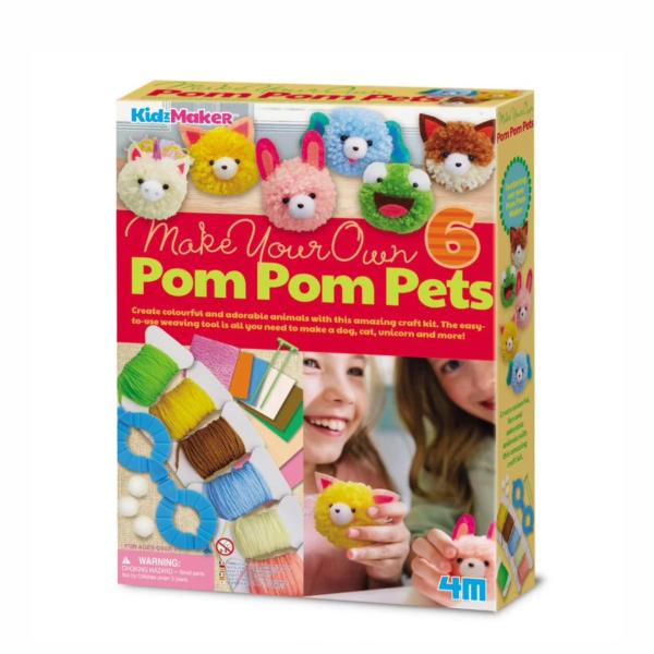 Crea tus Propias Mascotas con Pompones KidzMaker 5a+