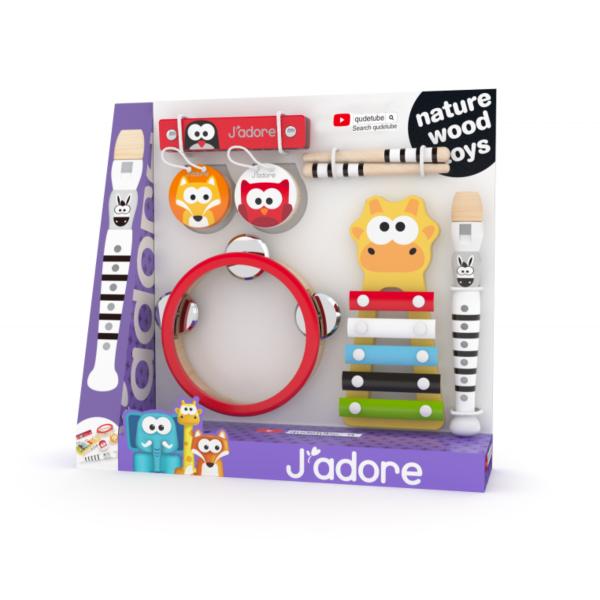 Instrumentos Musicales de Madera Set/6 2a+