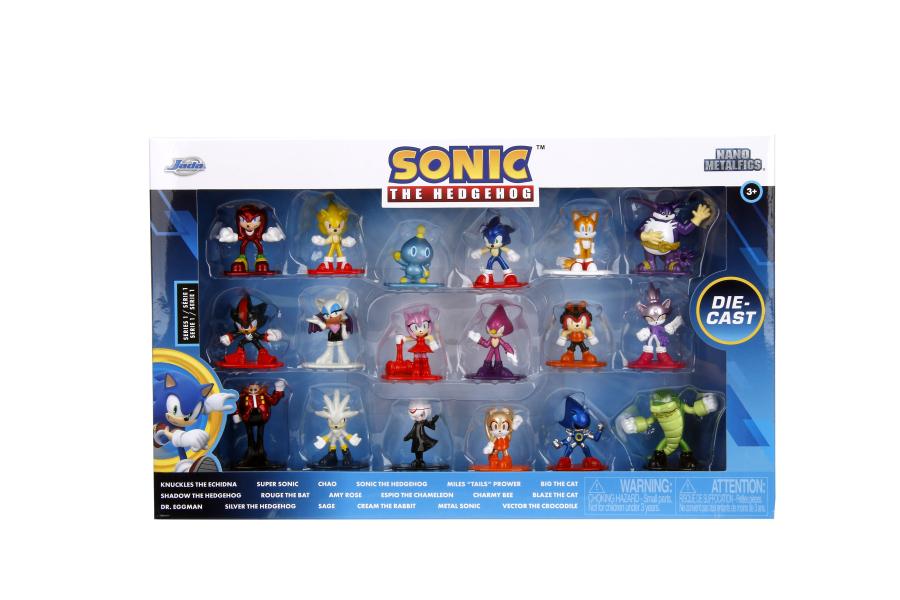 Figuras Metalfigs 2.5 Sonic the Hedgehog Set/18 8a+