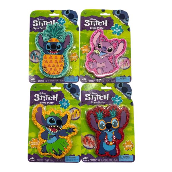 Figuras Moldeado de Espuma de Poliestireno Sensorial Disney Stitch Surt/4 3a+