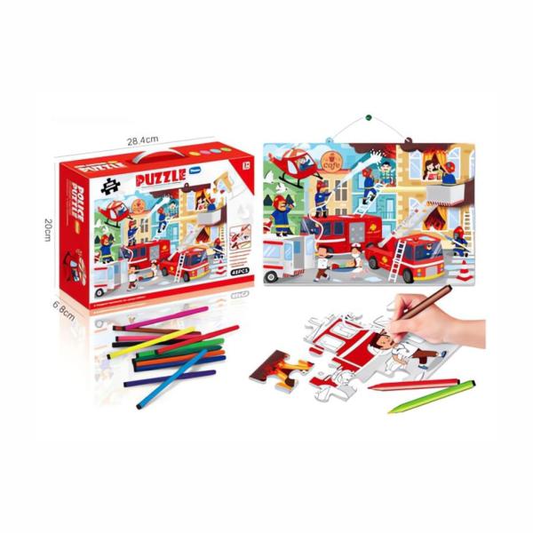 Rompecabezas de Bomberos 48Pzs 3a+