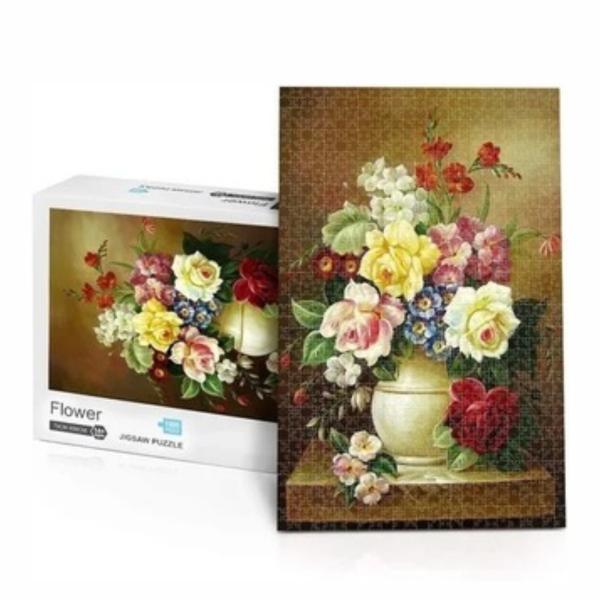 Rompecabezas de Flores 1000Pzs 14a+