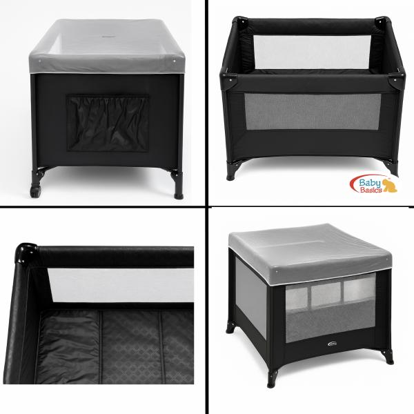 Encierro Corral Fly Negro con Mosquitero 0-36m