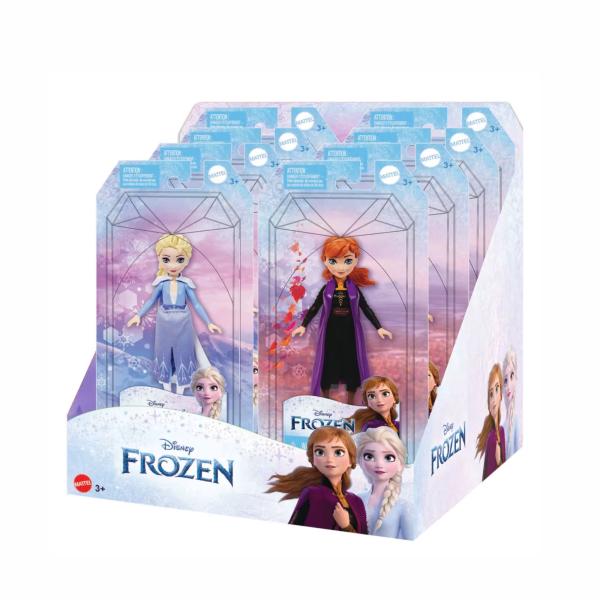 Muñecas Princesas Disney Frozen Displ/8 Surt/4 3a+ ( HLW98-HLW99-HPD46-HPD45))