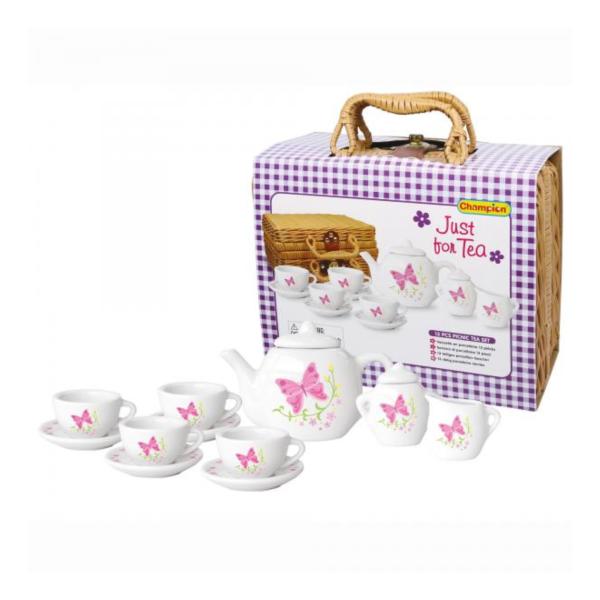 Mini Set Picnic Té  13pz en Cacasta 8a+