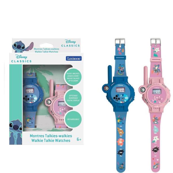Relojes Walkie Talkie Disney Stitch 6a+