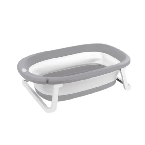 Bañera Plegable Para Bebé Portatil Gris 6m+