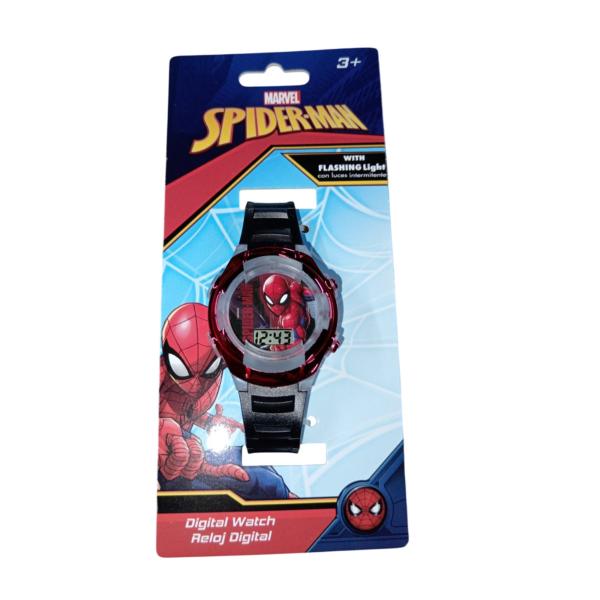 Reloj Digital LCD con Luces Marvel Spider-Man 3a+