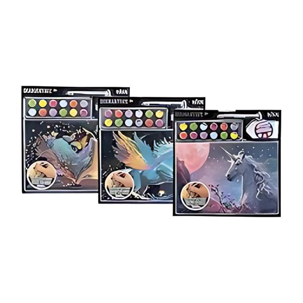 Set de Arte de Pintar con Cristales Plastios 3D Surt/3 8a+