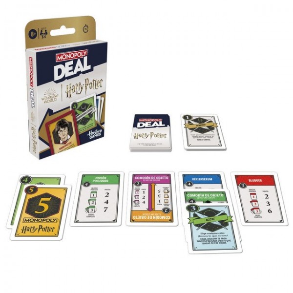 Juego de Mesa Monopoly Deal de Harry Potter 8a+