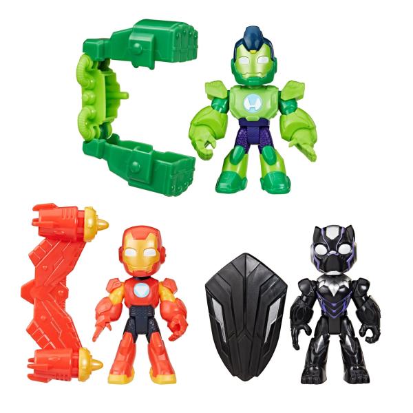 Figuras Marvel Iron Man and Awesome Friends Surt/3 3a+