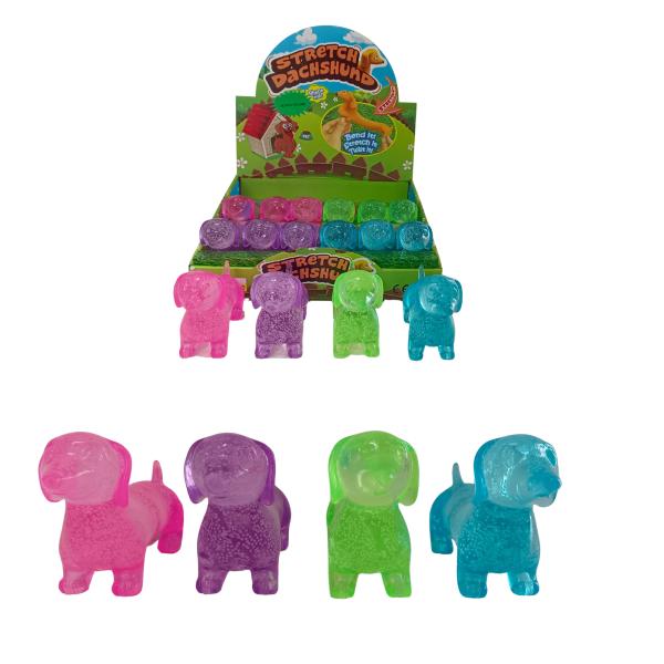 Squeeze de Perro Salchicha y Brilla en La Oscuridad Displ/12 Surt/4 3a+