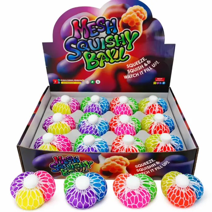 Squish de Bola de Malla Displ/12 Surt/4 3a+