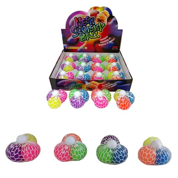 Squish de Bola de Malla Displ/12 Surt/4 3a+