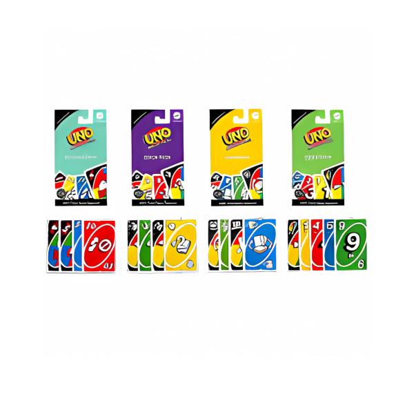 Juego de Mesa Uno Cartas Especiales Displ/24 16 Cartas cada pack Surt/4 7a+