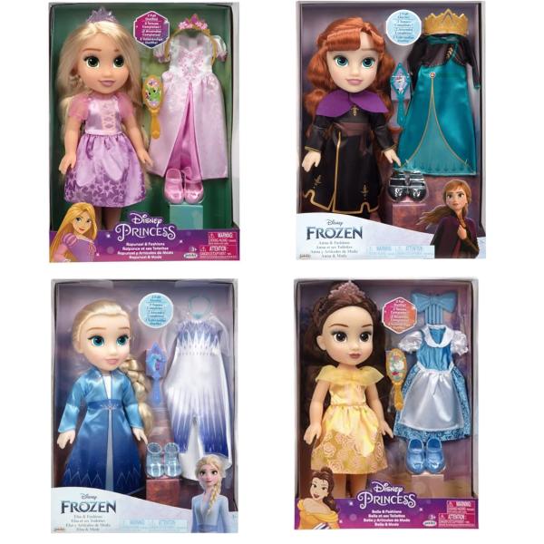 Muñeca Disney Princesas con Vestidos Surt/4 3a+
