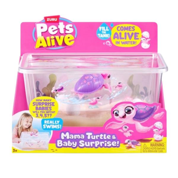 Pets Alive Tortuga Mamá Bebé Sorpresa 3a+