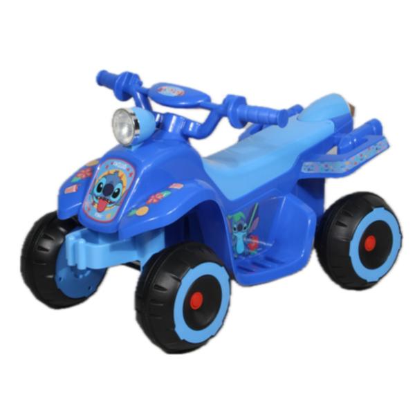 Montable Cuatriciclo Eléctrico 6 V Disney Stitch 3a+