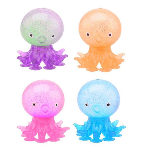 Squish de Pulpo con Ventosa Displ/12 Surtido 3a+