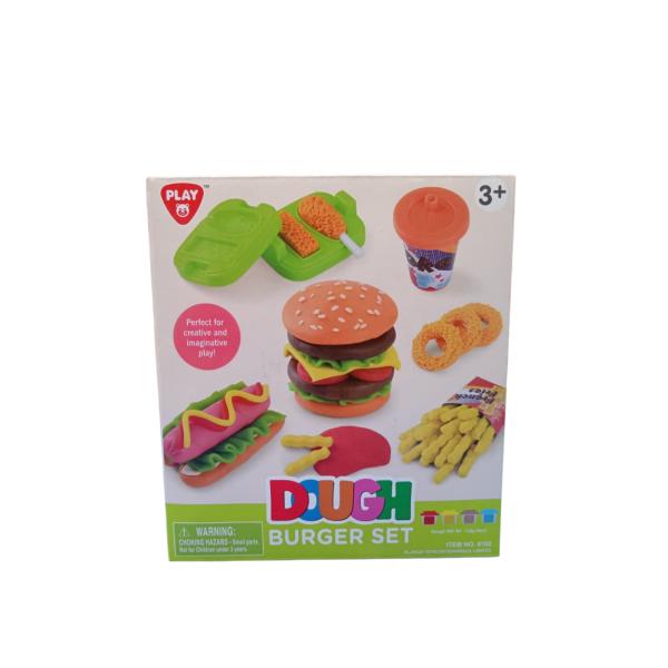 Set de Plasticinas Juego de Hamburguesas 3a+