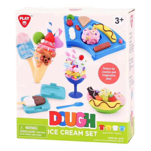 Set de Plasticina Juego de Helado 3a+