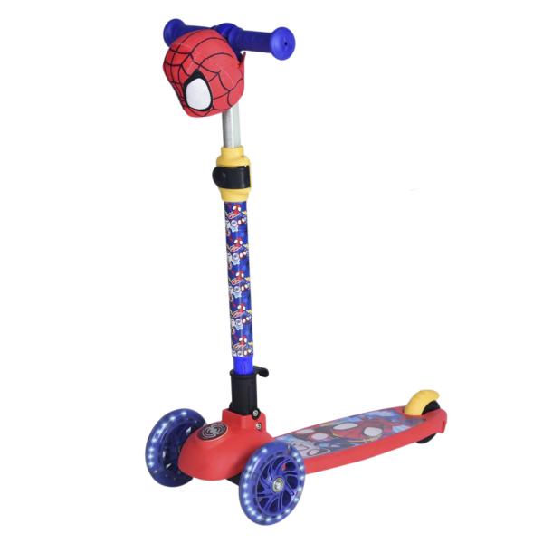 Scooter 3 Ruedas con Peluche Marvel Spider-Man 3a+