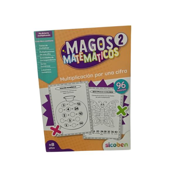 Libro Me Divertivo Multiplicando Magos de Matematicas 8a+