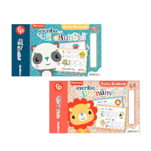 Fisher-Price Libro Pizarra Reutilizable Surt/2