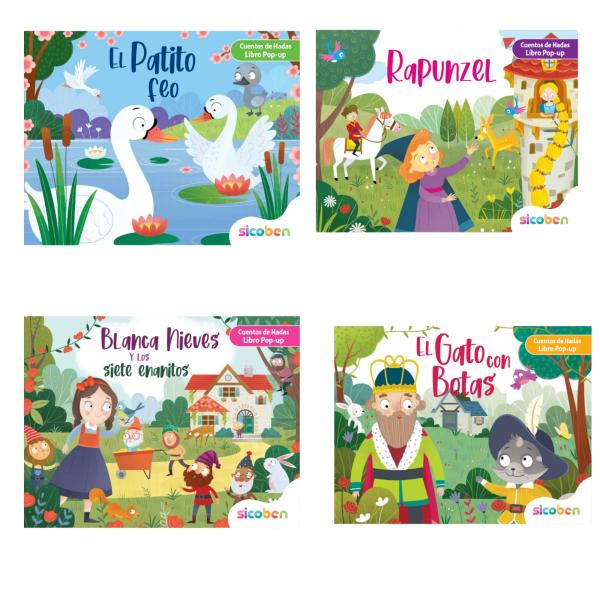 Libros de Cuentos de Hadas Colección Pop-Up Surt/4