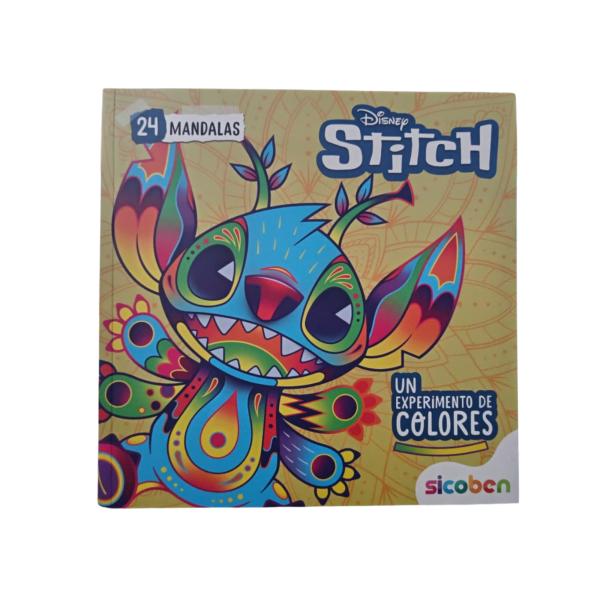 Libro para Colorear de Mandalas Disney Stitch