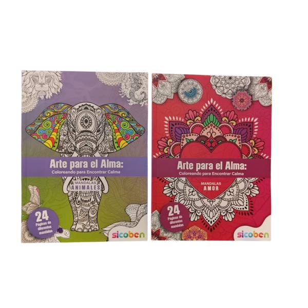 Libro para Colorear Mandalas Colección Arte para el Alma Surt/2