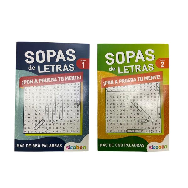 Libro Desafío de Palabras Sopa de Letras Surt/2