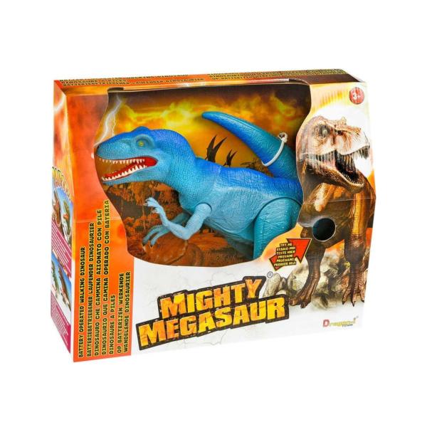 Dinosaurio Velociraptor Azul con Luz y Sonidos 3a+